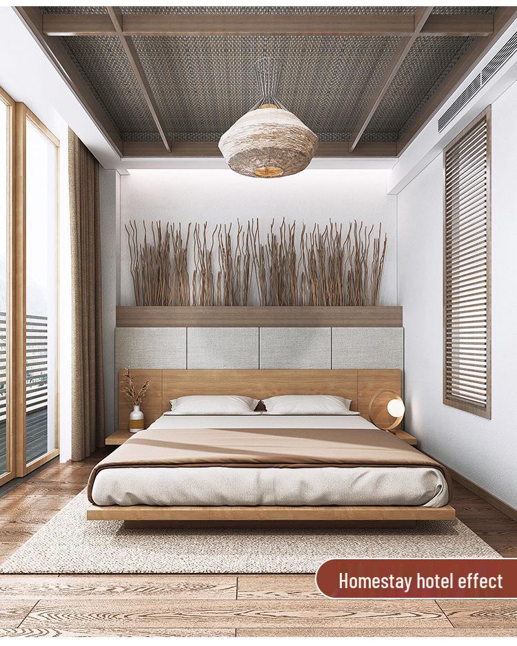Zhigong Japanese Tatami Low Floor Bed for Home, Loft, Hotel Rental, or B&B Bedroom