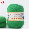 Soft Mink Velvet Wool Yarn for Knitting Long Plush Wool Cashmere Crochet Yarn Handmade Knitting Scarf Sweater For Fall Winter