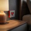 3D Printed Pixel Heart Light Switch Cover Removable Joystick Switch Stickers  Household Use