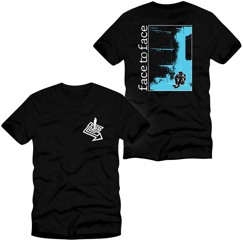 Face to Face - Don’t Turn Away Album Cotton Black All Size T Shirt For Men Unisex T-Shirt