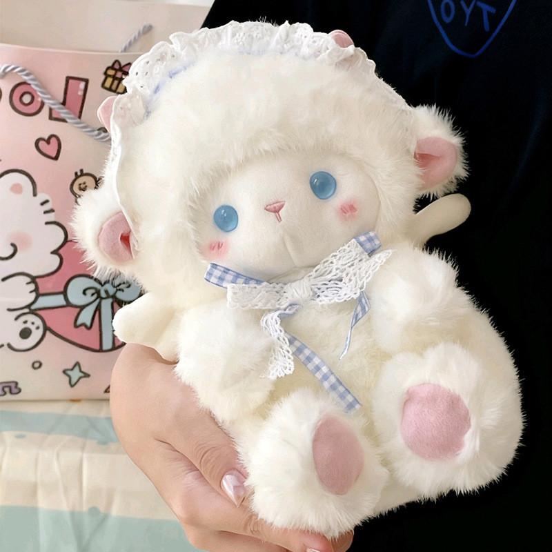 Lightweight Angel Sheep Plush Toy With Fluffy Material For Nursery Or Playroom