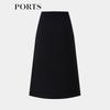 PORTS Women's 2025 Spring/Summer Pleated Midi Skirt