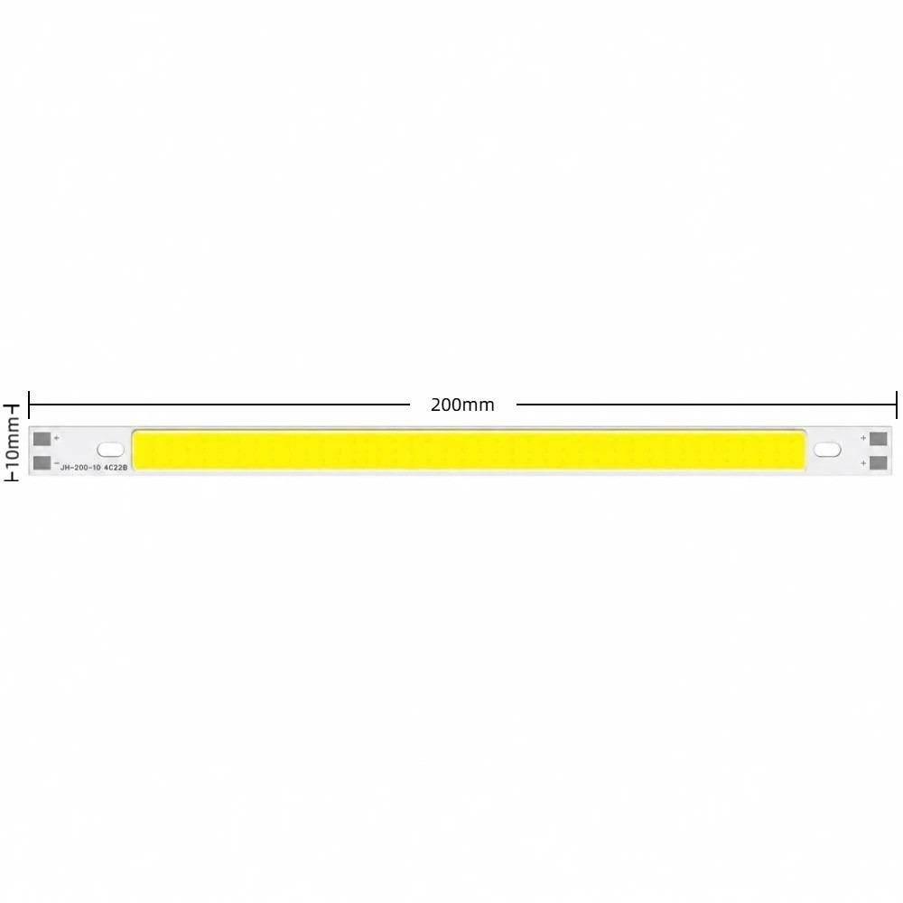 2PCS 12-14V COB LED Light Chip 10W LED Light Board Strip Shape Light Source  Recessed Lighting