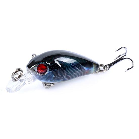 MUQZI Sports Accessory 6Pcs 4.5cm 4g Fishing Artificial Hard Lifelike Lure Wobbler Water Fish Swim Bait