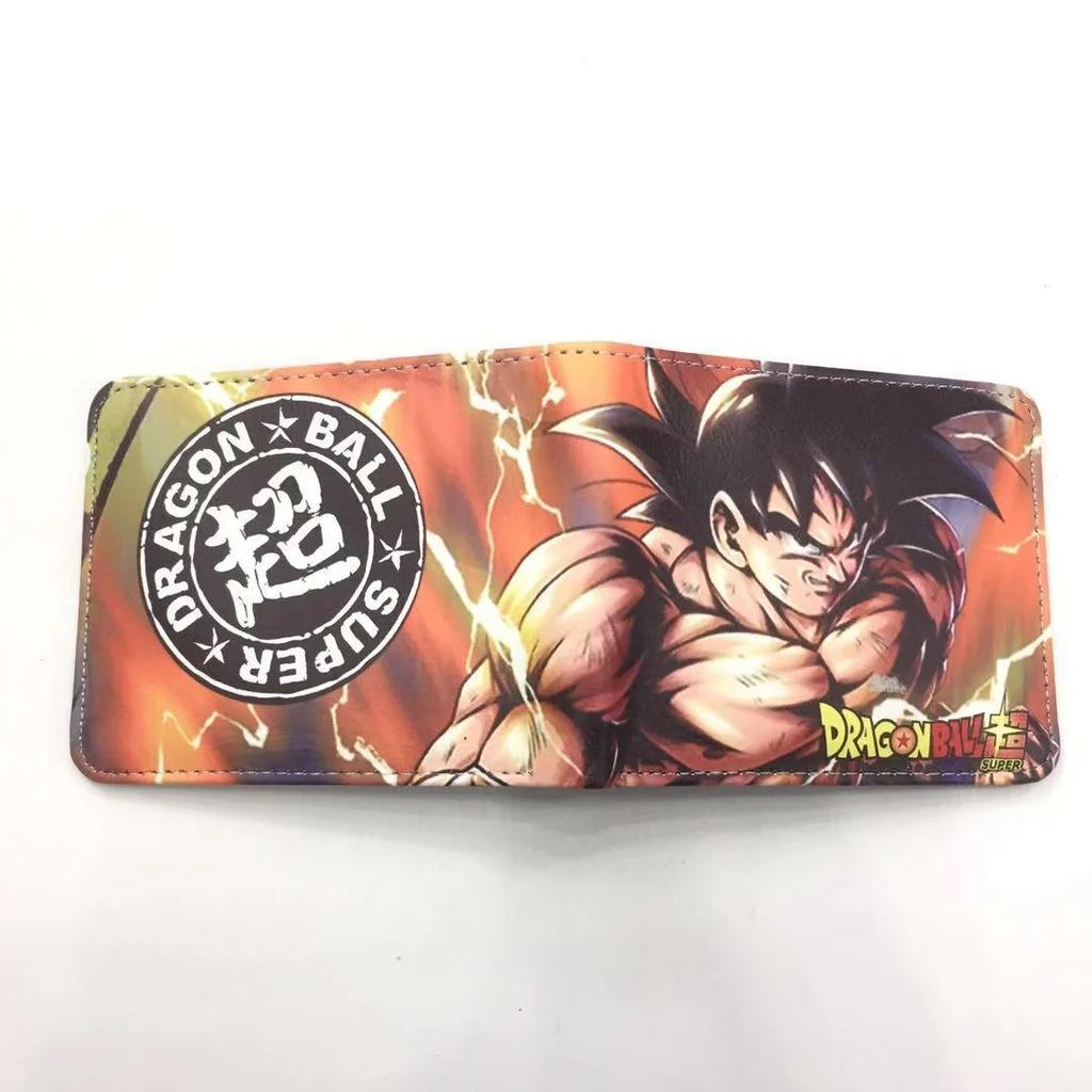 Dragon Ball Сон Гоку Многофункциональный Кошелек для Карт Мультяшный PU Кошелек Личность Креативность Простой Складной Монетник Мальчик День Рождения Подарок