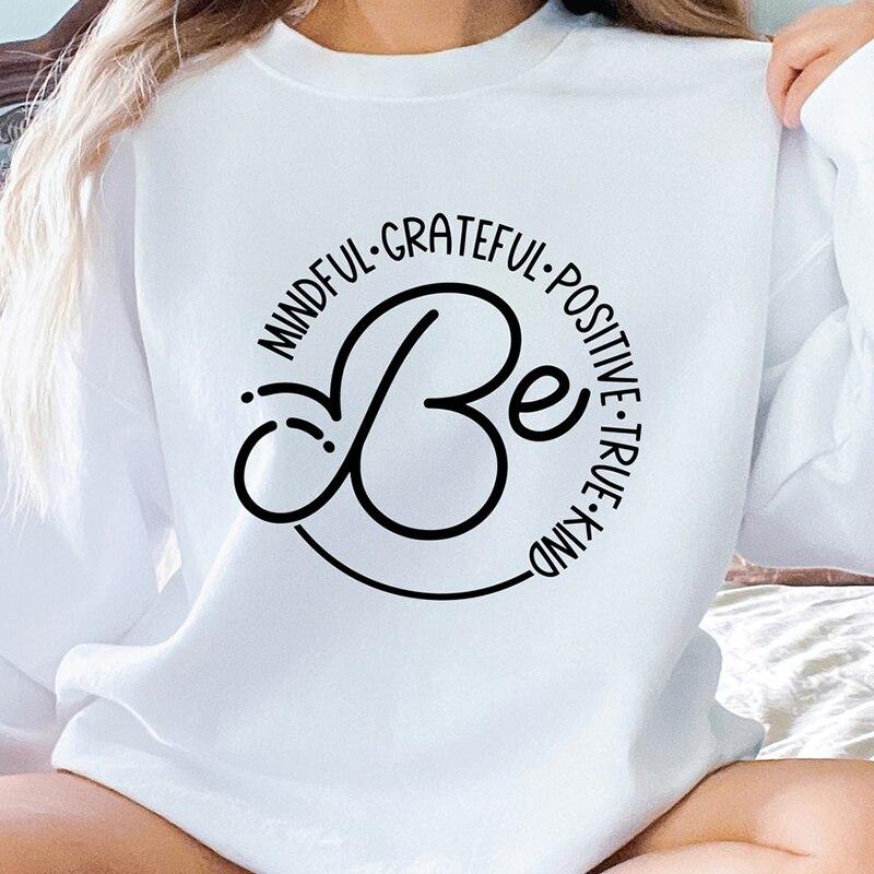 Будьте внимательны, Grateful Positive True Kind, женская одежда, уличная одежда, церковная одежда, религиозная женская толстовка, толстовка, дропшиппинг