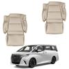 Glealcco Аксессуары для нового Alphard/Vellfire серии 40 Чехлы на сиденья второго ряда Чехлы на автомобильные сиденья Защита сидений Заказные детали Интерьер (белый)