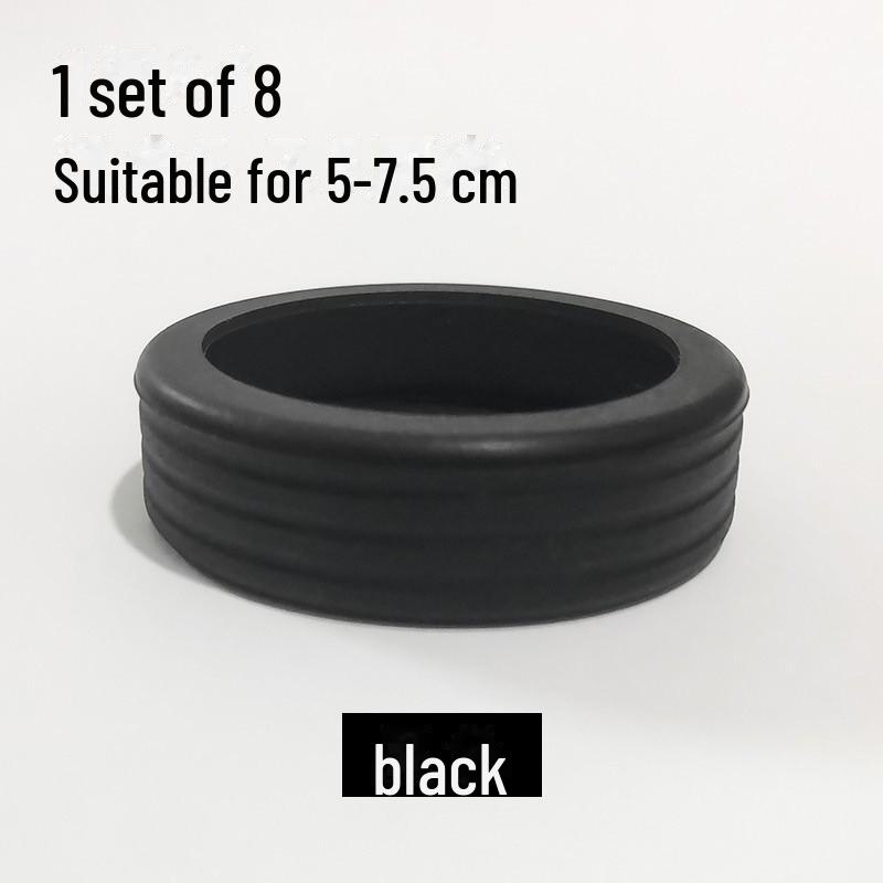 Douyin Popular Silicone Luggage Wheel Protector - Shock Absorption & Noise Reduction Cover