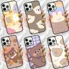 Кавайные Милые Мишки Корейский Животный Чехол Для Телефона Для iPhone 17 Air 16 15 14 plus 12 13 Pro max Защитный Чехол coque
