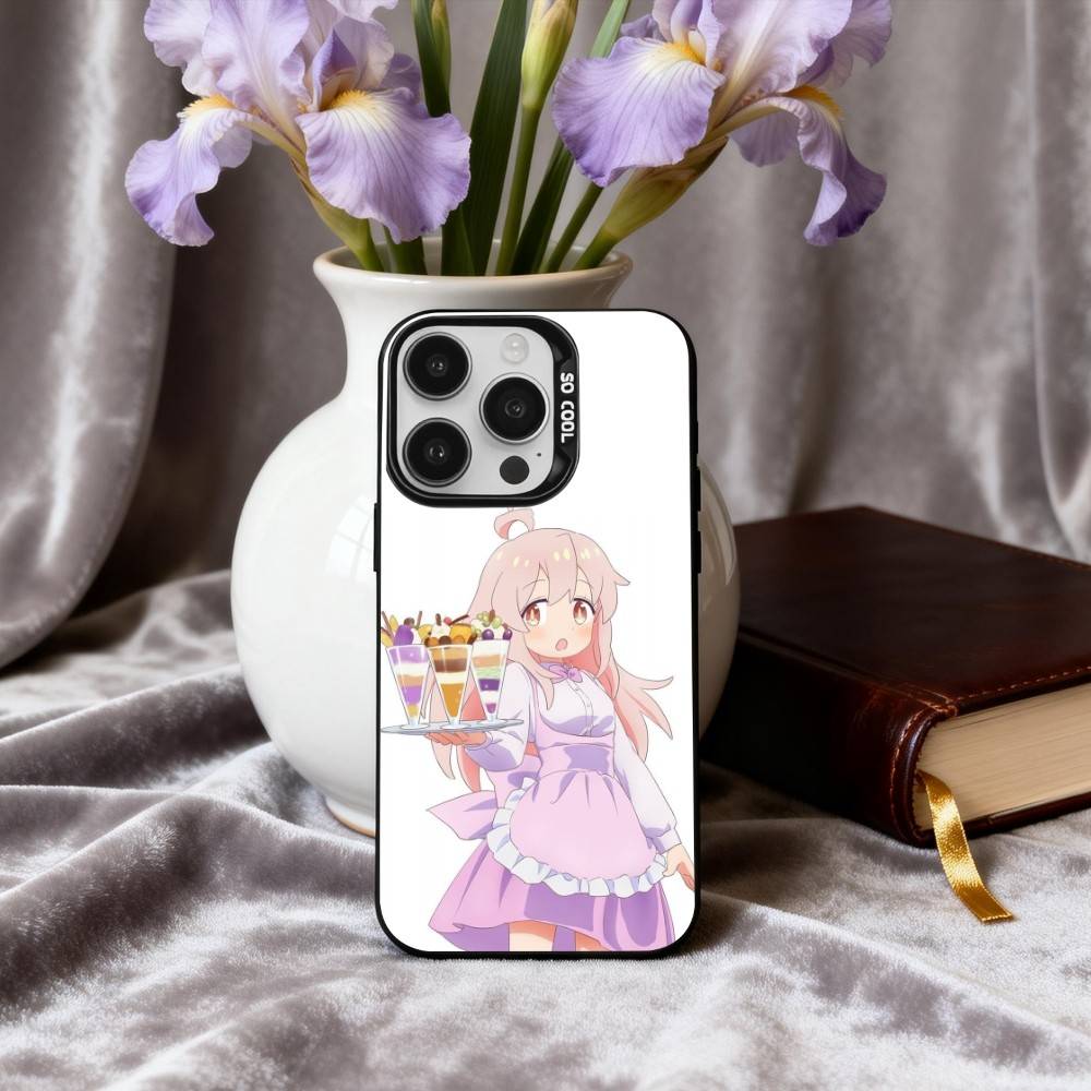 Чехол для телефона O-Onimai M-Mahiro O-Oyama Для iPhone 17,16,15,14,13,12,11 Plus,Pro Max Черный Конфетный серебристый чехол для телефона