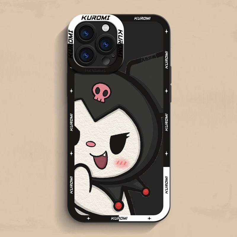 Kuromi My Melody Case For Apple iPhone 15 11 13 14 Pro Max 12 Silicone 15 Plus 11Pro Soft Phone Cover