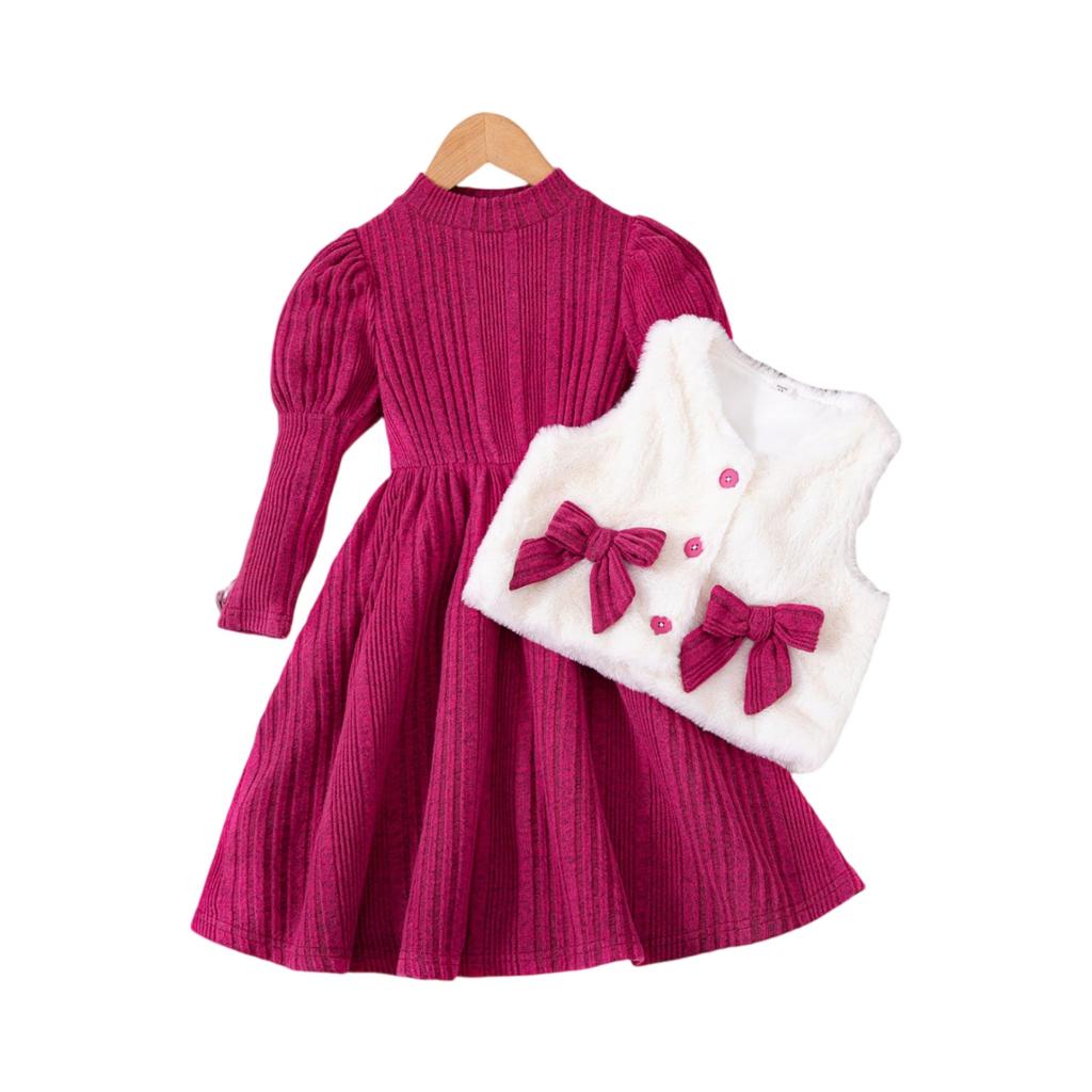Kids' Casual Minimalist Versatile Dress