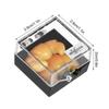 1:12 Scale Miniature Boxed Bread Dollhouse Cake Simulation Food Doll Accessories Scene Model Kitchen Toy Playing House Gift Toy