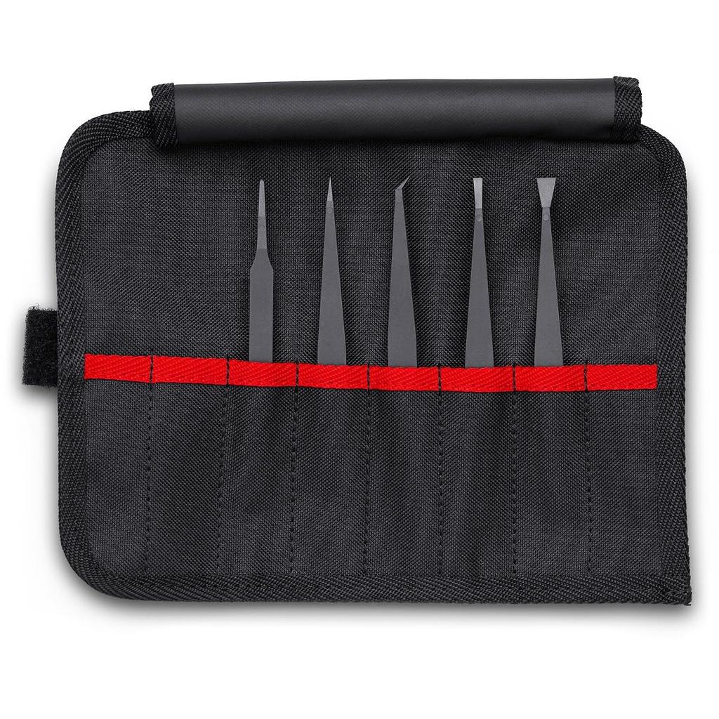 KNIPEX plastic tweezers 5-piece (set) 9200-05ESD