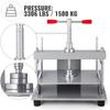 Manual Paper Press Machine, 12x8.6 inch for A4 Sized Papers Flatting Machine, 10cm Thickness Steel Frame Manual Flat Paper Press Machine, Papermaking