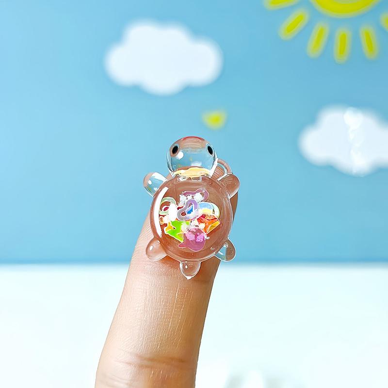 1 шт. садовые аквариумные миниатюры украшения мини светящиеся блестящие черепахи украшения для дома ландшафтные поделки светящиеся черепахи