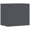 Wall Mounted Garage Cabinet with Gas Spring Door Anthracite