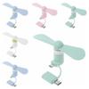 Micro USB Portable Usb Fan Type C Mini Fan 2in1 Fan Cooler  for Mobile Phone