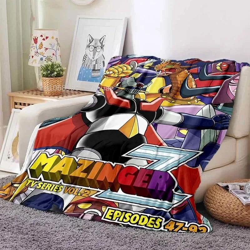 Mazinger z UFO Robot Grendizer фланелевое одеяло мультфильм аниме дети мягкий чехол легкий кровать диван стул одеяло