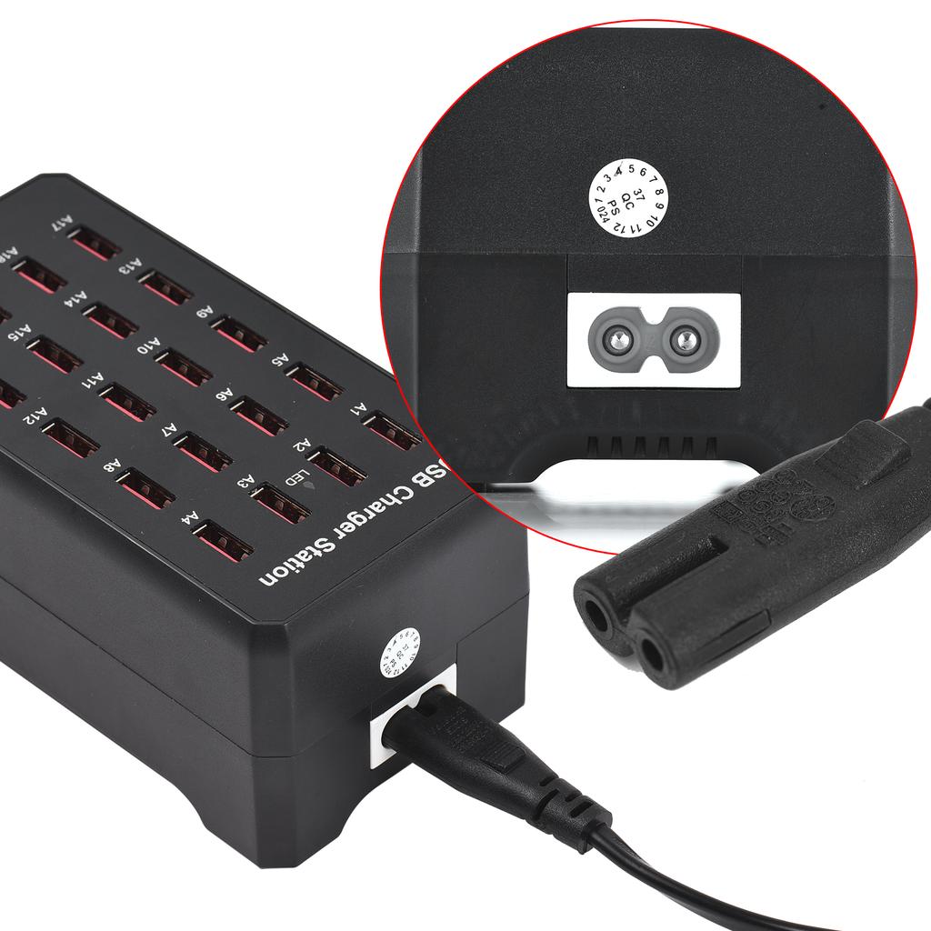 USB C зарядное устройство блок несколько портов 20 портов 100 Вт интеллектуальное USB зарядное устройство быстрое зарядное устройство USB C USB зарядка