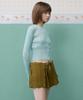 MURMURE Polka Color Block Pleated Skirt Pants_Polka Pleats Pants