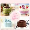 3Pcs Plastic Cake Curve Tools Easy-Grip Handle Cake Arch Guide Tool  For Cake Decorators