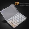 Прозрачная коробка для хранения нейл-арта с 56 отделениями для бриллиантов и мелких аксессуаров