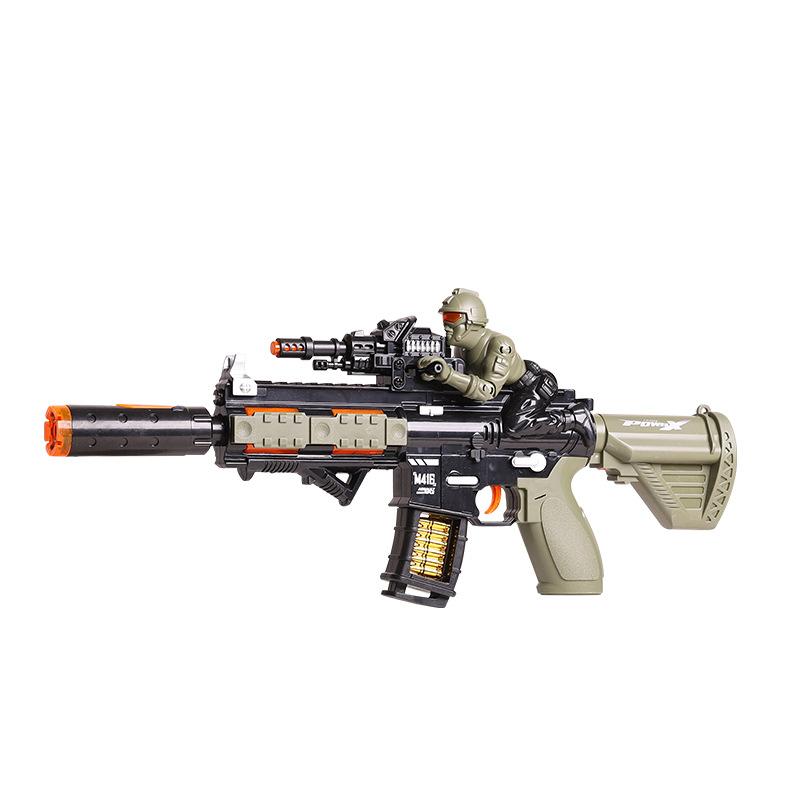 Имитация электрического пистолета-пулемета Детский нестреляющий пластиковый игрушечный пистолет Звук Свет Игрушечное оружие Детские подарки для вечеринки Мальчикам Сувениры для вечеринки