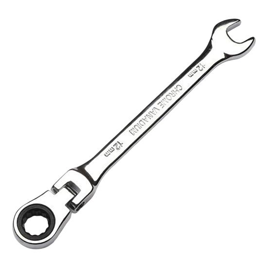 Накидной гаечный ключ с трещоткой, разводной угол 180 градусов, устойчивый к ржавчине, быстросъемный ручной гаечный ключ с трещоткой