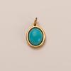 Stainless Steel Diy Basic Live Mouth Chain 12 Birthstone Pendant Necklace Furnace Vacuum Plating 18K Gold Color Retention