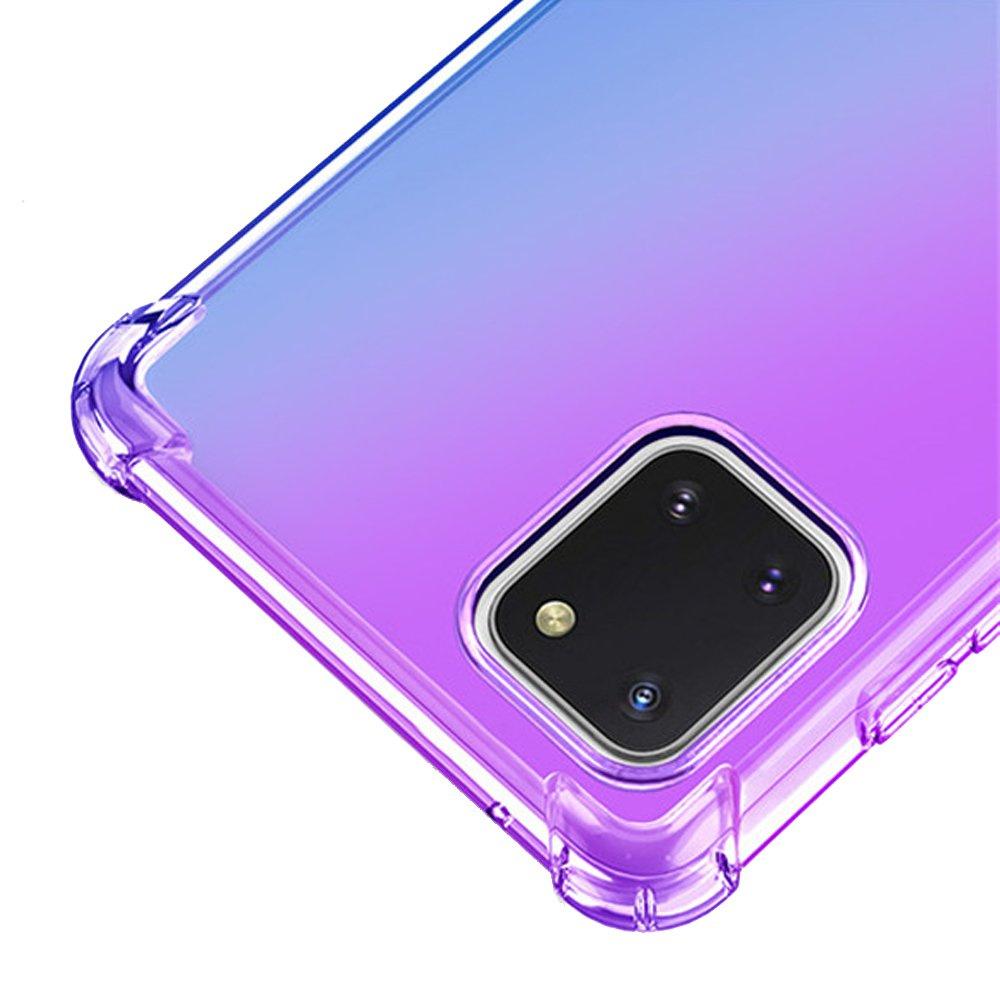 Gradient Dropproof Case for Samsung Galaxy A22 5G, Purple/Blue
