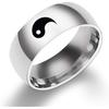 2 шт. Парные кольца с дизайном Инь-Ян, matching Yin Yang, изящное кольцо-обручальное кольцо Тай-Чи для мужчин, женщин, влюбленных, дружбы, ювелирное изделие