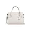 Coach 30 Detachable Shoulder Strap Zipper Closure PVC Leather Tote Bag Women tote bags White CP086-SVHA