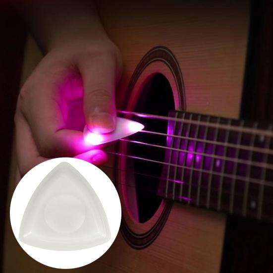 Светящиеся медиаторы LED Light Up Гитарный медиатор Подсвеченный медиатор Аксессуар для акустической электрогитары и бас-гитары