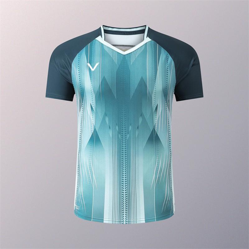 Unisex Badminton Shirt Short Sleeve Sport T-Shirt Men Women Kids Students Volleyball Training Competition Team Uniform