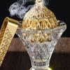 Арабская курильница для благовоний Стеклянный настольный держатель для благовоний с крышкой Полый конус для благовоний