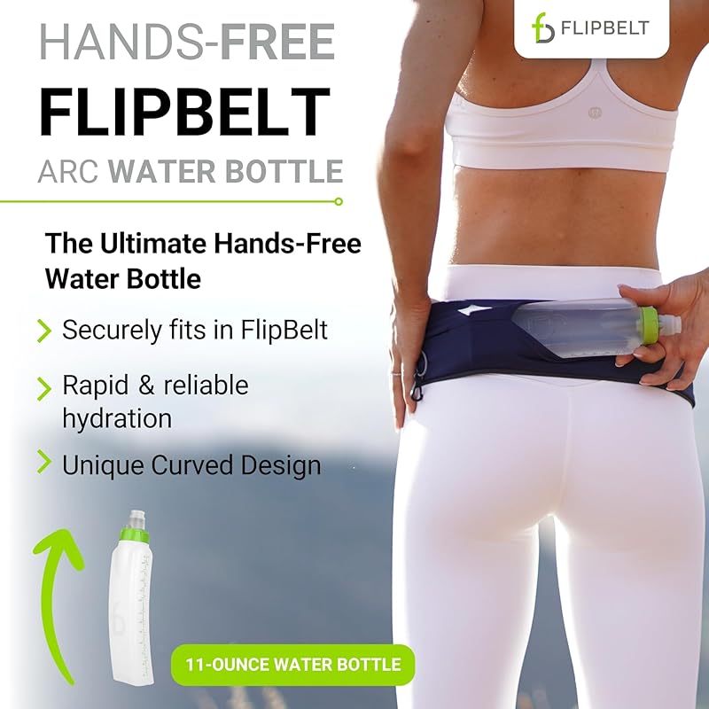 Бутылка для бега FlipBelt, Полиэтилен, Бутылка для воды FlipBelt Arc FBAWB11