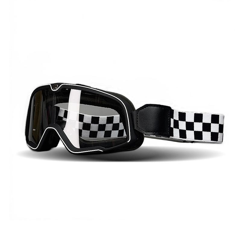 Retro Motorcycle Helmet Pilot Goggles Glasses Windproof Motocross Sunglasses Vintage Helmet Glasses Cycling Racing Cafe Racer