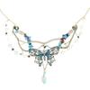 Elegant Butterfly Charm Multilayer Tassels Waist Chain Adjustable Body Chain Fashion Accessory for Parties