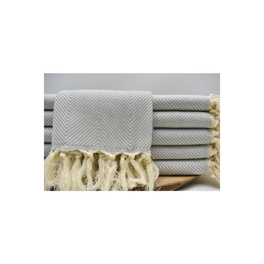 Серый хлопковый пештемаль, пляжное полотенце, турецкая баня пештемаль, свадебный подарок 85 X200 см