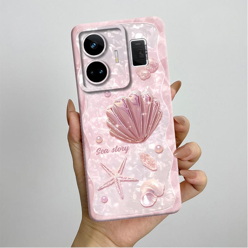 For Realme GT3 GT Neo 5 RMX3706 RMX3709 Case Aesthetic Pretty Butterfly Flowers Shockproof Silicone Soft Cover Protective Casing