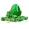 Спортивный мяч Яйцо дракона Игрушка с шарнирным драконом внутри 3D-печать Бейсбол Футбол Баскетбол Волейбол Боулинг Яйцо Дракон Игрушка-антистресс