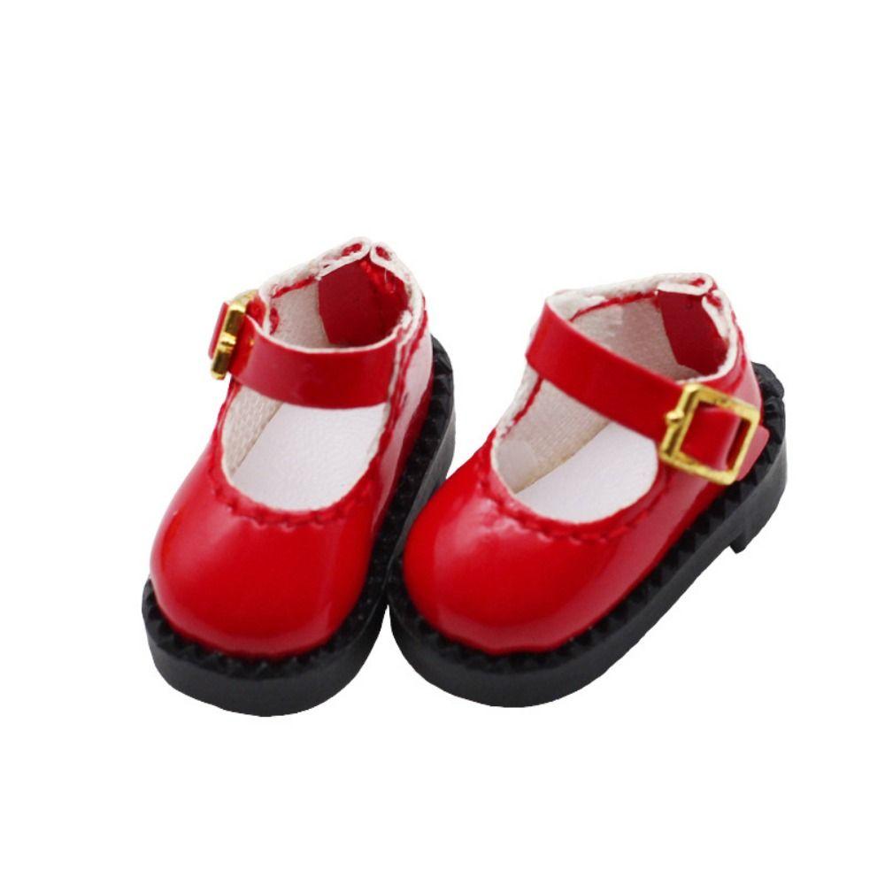 1 пара сандалий для куклы ob11 с круглым носком из ПУ кожи, туфли принцессы OB11, 12 BJD кукла, обувь из ПУ, куклы для тела