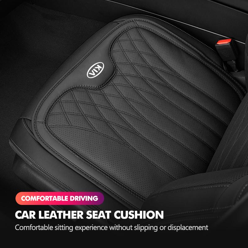 AEK4 Car Seat Driver Leather Anti-slip Breathable Cushion Pad For KIA Ceed Sportage Rio K5 K2 Optima Cerato Proceed Venga