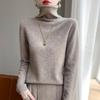 Женский кашемировый свитер Qinghe Cashmere 30% Кашемир 70% Шерсть Осенне-зимний кашемировый пуловер Мягкий и теплый