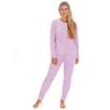 Womens/Ladies Shimmer Finish Flannel Pajamas