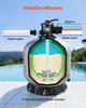 VEVOR Sand Filter, 609.6 mm, 246.1 LPM Above Inground Swimming Pool Sand Filter System, with 7-Way Multi-Port Valve, Backwash, Rinse, Recirculate