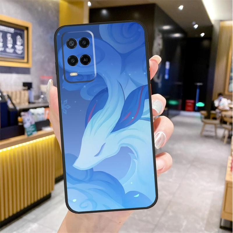 Чехол Ganyu Genshin Impact для Oppo A96 A76 A16 A17 A18 A60 A80 A40 A38 A58 A78 A98 A94 A74 A54 A15 A57 A77 A5 Pro