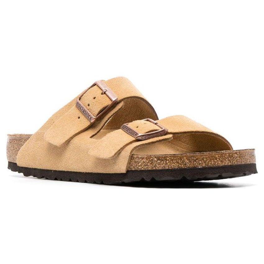 Birkenstock Дышащая обувь для улицы Простые удобные устойчивые к запахам шлепанцы Мужские сандалии Бежевые 1026190