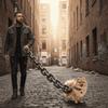 Lightweight Simulated Giant Chain Pet Leash Plastic Dog Traction Rope  Halloween Props